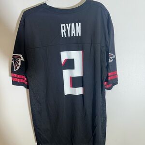 NFL Black and Red Falcons Jersey